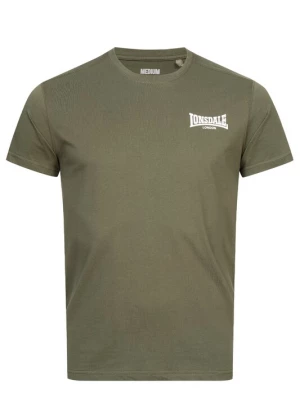 Foto van product LONSDALE Shirt 'Elmdon' olijfgroen / wit