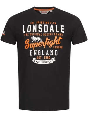 Foto van product LONSDALE Shirt 'Tobermory' oranje / zwart / wit
