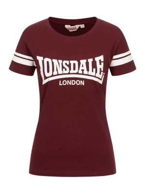 Foto van product LONSDALE Shirt wijnrood / wit