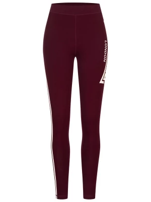 Foto van product LONSDALE Sportbroek 'Lowstoft' wijnrood / wit