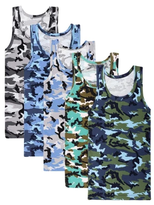 Foto van product LOREZA Onderhemd 'Jungen Unterhemden Camouflage' gemengde kleuren