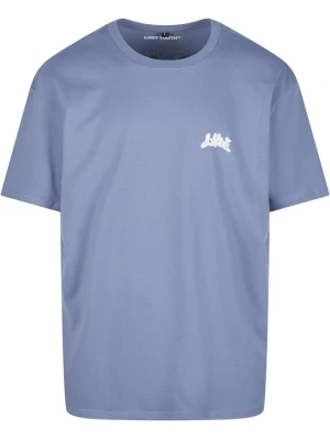 Foto van product Lost Youth Shirt 'Flowers' nude / smoky blue / lichtgeel / wit