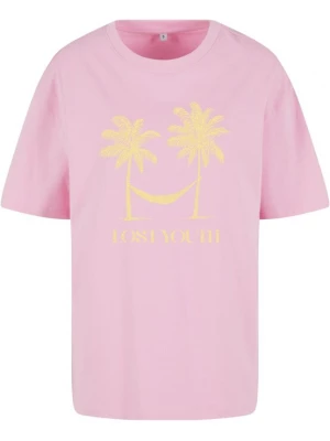 Foto van product Lost Youth Shirt 'Right Direction' geel / rosa