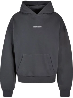 Foto van product Lost Youth Sweatshirt 'Chaos' donkergrijs / lila / wit