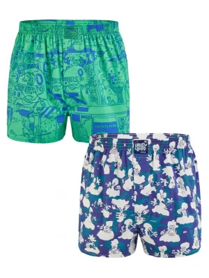 Foto van product Lousy Livin Boxershorts 'Demo & Ghost' blauw / groen