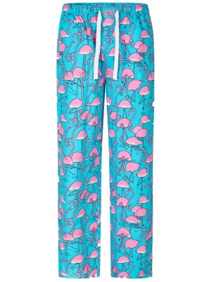 Foto van product Lousy Livin Pyjamabroek 'Pant Greater Flamingos' lichtblauw