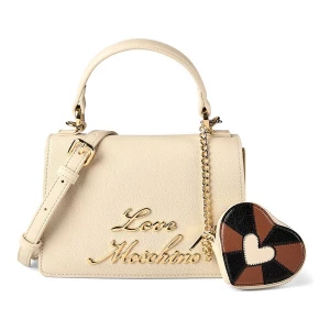 Foto van product Love Moschino Handtas 'Heart Charm' beige