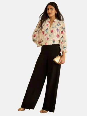 Foto van product love & roses Blouse ivoor / groen / lila / donkerroze