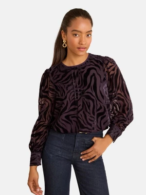 Foto van product love & roses Blouse lila / zwart