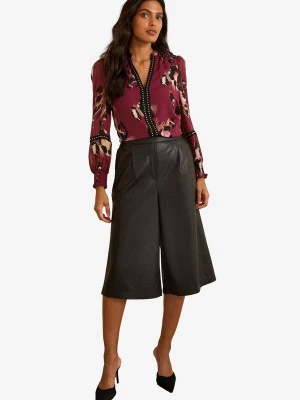 Foto van product love & roses Blouse mosterd / wijnrood / zwart / wit