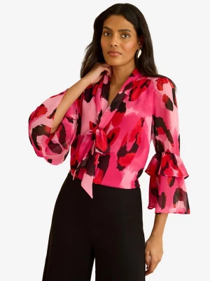 Foto van product love & roses Blouse pink / rosa / rood / zwart