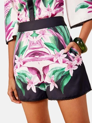 Foto van product love & roses Broek marine / groen / mauve / wit