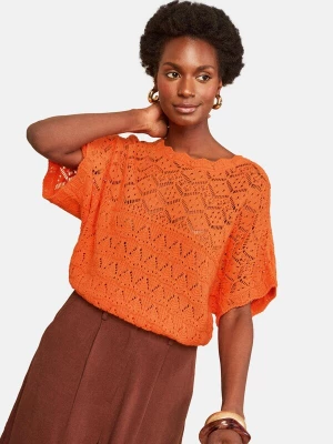 Foto van product love & roses Gebreid vest oranje