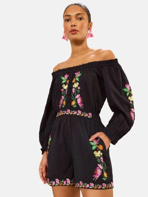 Foto van product love & roses Jumpsuit lichtgroen / donkergroen / rosa / zwart