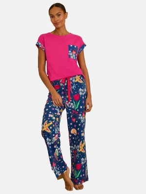 Foto van product love & roses Pyjama marine / geel / pink