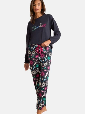 Foto van product love & roses Pyjama navy / groen / pink