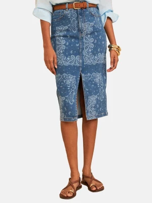 Foto van product love & roses Rok blauw denim / wit