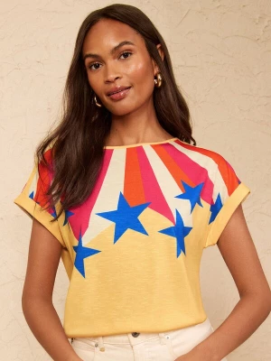 Foto van product love & roses Shirt blauw / geel / rood / wit