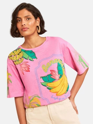 Foto van product love & roses Shirt lichtblauw / geel / grasgroen / oudroze