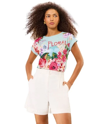 Foto van product love & roses Shirt lichtblauw / olijfgroen / mintgroen / rood