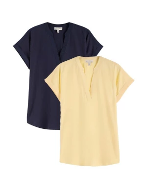 Foto van product love & roses Shirt navy / lichtgeel