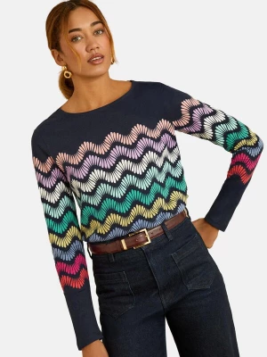 Foto van product love & roses Shirt navy / mintgroen / sering / pink