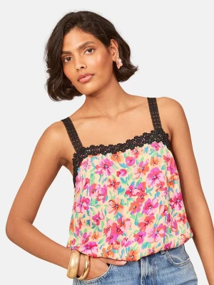 Foto van product love & roses Top blauw / lichtgeel / pink / rood