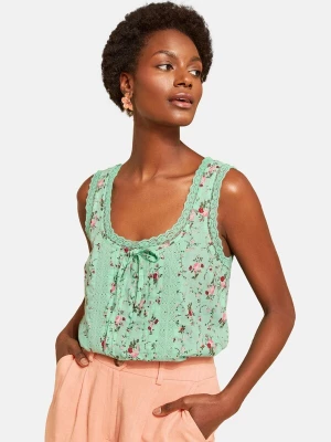 Foto van product love & roses Top mintgroen / jade groen / oudroze / donkerrood