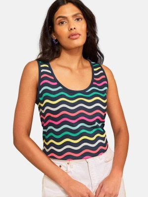 Foto van product love & roses Top navy / geel / groen / pink