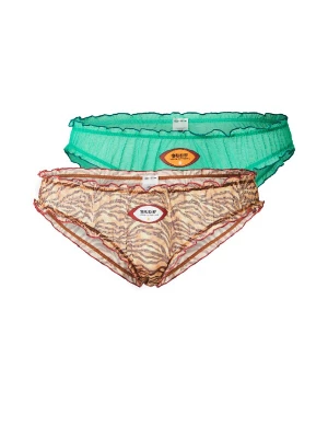 Foto van product LOVE Stories Slip 'LOLA' bruin / cappuccino / lichtgroen