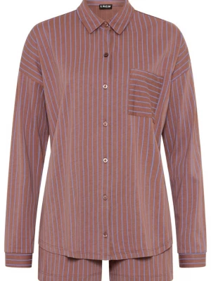 Foto van product LSCN by LASCANA Korte pyjama bruin / lavendel