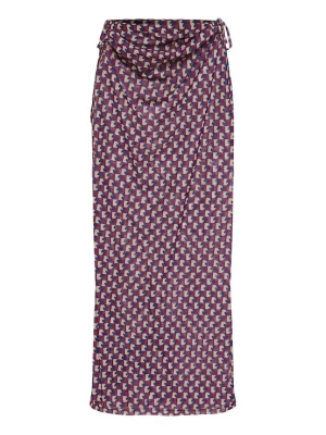 Foto van product LSCN by LASCANA Rok beige / navy / braam