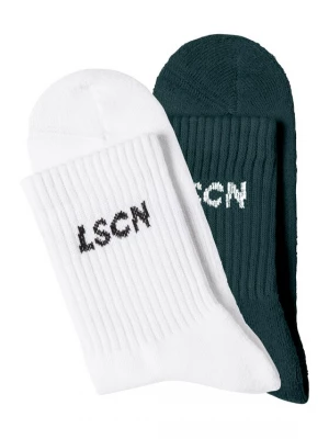 Foto van product LSCN by LASCANA Sokken petrol / wit