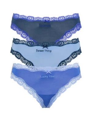 Foto van product LSCN by LASCANA String blauw / marine / lichtblauw