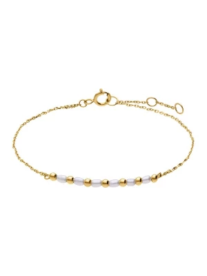 Foto van product Lucardi Armband goud / wit