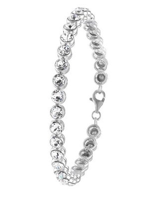 Foto van product Lucardi Armband zilver / transparant