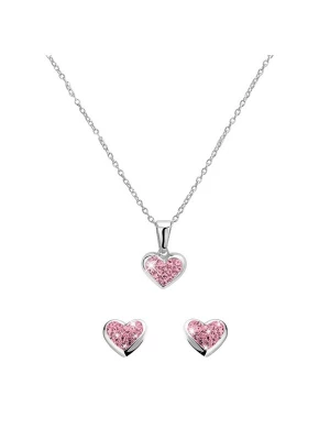 Foto van product Lucardi Sieraden 'Statement' rosa / zilver