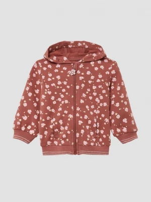Foto van product Luchtig sweatvest met capuchon en glitterdetails s.Oliver rood