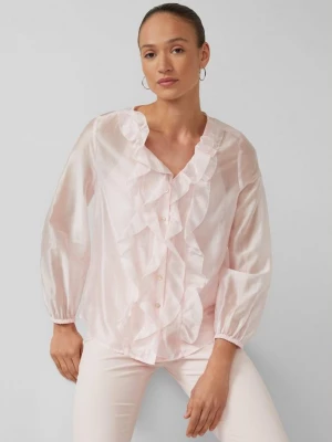 Foto van product Luchtige blouse van lyocell met volants s.Oliver roze
