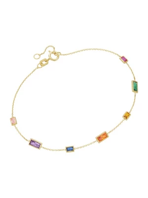 Foto van product Luigi Merano Armband blauw / goud / groen / lila