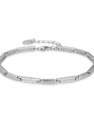Foto van product Luxenter Armband 'Kinusi' zilver / transparant