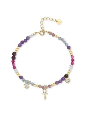 Foto van product Luxenter Armband 'Lalil' goud / gemengde kleuren