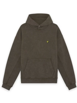 Foto van product Lyle & Scott Sweatshirt 'Heavy Laundered' geel / donkergroen / zwart