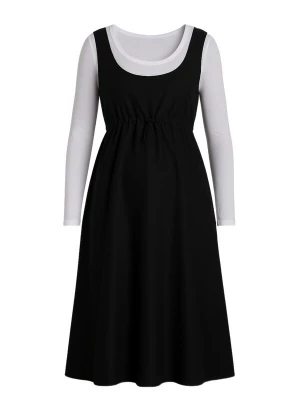 Foto van product LYN MAMA Jurk zwart / wit
