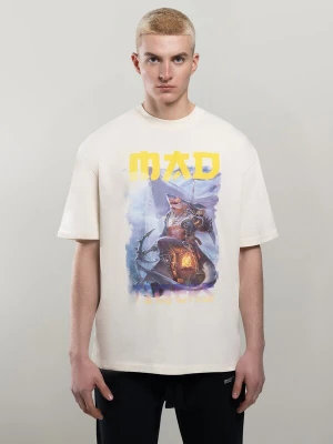 Foto van product MAD TIGERS Shirt 'Dark Oceans' crème