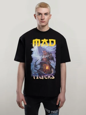 Foto van product MAD TIGERS Shirt 'Dark Oceans' zwart