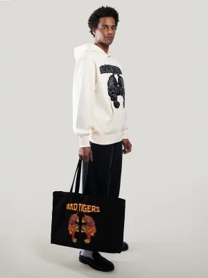Foto van product MAD TIGERS Shopper '2 Tigers' zwart
