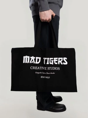 Foto van product MAD TIGERS Shopper 'Creative Studios' zwart