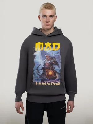 Foto van product MAD TIGERS Sweatshirt 'Dark Oceans' grijs