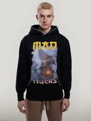 Foto van product MAD TIGERS Sweatshirt 'Dark Oceans' zwart